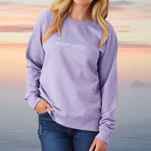 "Great Lakes Tide" Women's Pullover Crew