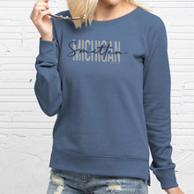 Load image into Gallery viewer, &quot;Michigan Smitten&quot; Women&#39;s Pullover Crew