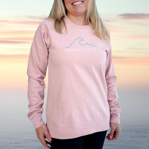 "Great Lakes Tide" Women's Pullover Crew