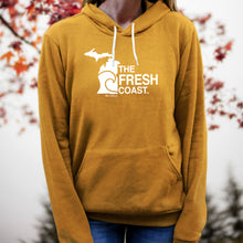 Load image into Gallery viewer, &quot;Michigan Fresh Coast&quot; Relaxed Fit Angel Fleece Hoodie