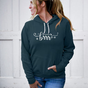 "Brrr... It's Cold In Michigan" Relaxed Fit  Angel Fleece Hoodie