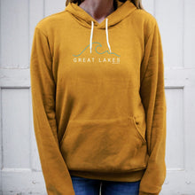 Load image into Gallery viewer, &quot;Great Lakes Tide&quot; Relaxed Fit Angel Fleece Hoodie