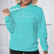 Load image into Gallery viewer, &quot;Majestic Michigan&quot; Relaxed Fit Angel Fleece Hoodie