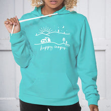 Load image into Gallery viewer, &quot;Happy Camper&quot; Relaxed Fit Angel Fleece Hoodie