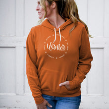 Load image into Gallery viewer, &quot;It&#39;s Winter All Around&quot; Relaxed Fit Angel Fleece Hoodie