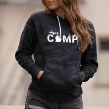 Load image into Gallery viewer, &quot;Rustic Camp&quot; Women&#39;s Camo Hoodie