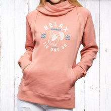 Load image into Gallery viewer, &quot;Tie One On&quot; Women&#39;s Fleece Funnel Neck Pullover Hoodie