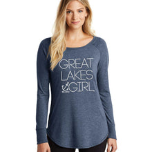 Load image into Gallery viewer, &quot;Great Lakes Girl&quot; Women&#39;s Ultra Soft Scooped T-Shirt