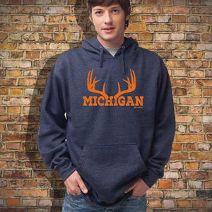 "Michigan Antler" Men's Hoodie