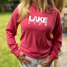 Load image into Gallery viewer, &quot;Michigan Lake Life&quot; Relaxed Fit Stonewashed Long Sleeve T-Shirt