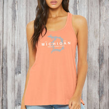 Load image into Gallery viewer, &quot;Michigan D Established 1837&quot; Women&#39;s Flowy Tank Top