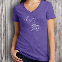 Load image into Gallery viewer, &quot;Michigan Fall Wonder&quot; Women&#39;s V-Neck