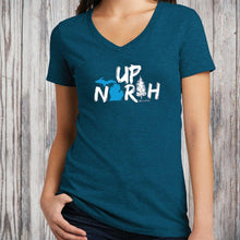 Load image into Gallery viewer, &quot;Michigan Up North Woods&quot; Women&#39;s V-Neck
