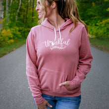 Load image into Gallery viewer, &quot;Michigan Thankful&quot; Relaxed Fit Angel Fleece Hoodie