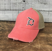 Load image into Gallery viewer, Michigan D Distressed Comfort Hat