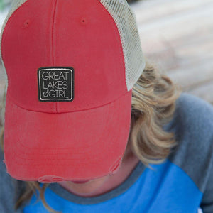 "Great Lakes Girl" Distressed Hat