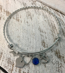 Michigan Bangle Bracelet- This Bracelet Says It All