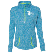 Load image into Gallery viewer, Michigan Fresh Coast 1/4 Zip Womens Performance Pullover