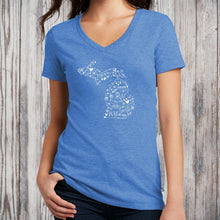 Load image into Gallery viewer, &quot;Michigan Be Mine&quot; Women&#39;s V-Neck