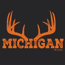 Load image into Gallery viewer, &quot;Michigan Antler&quot; Men&#39;s Long Sleeve T-Shirt