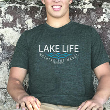 Load image into Gallery viewer, &quot;Lake Life WAVES&quot; Men&#39;s Crew T-Shirt