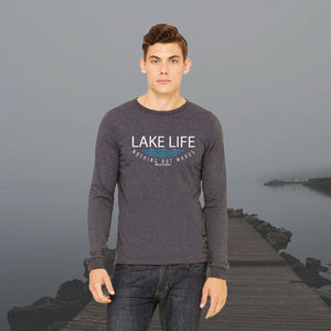"Lake Life WAVES" Men's Long Sleeve T-Shirt