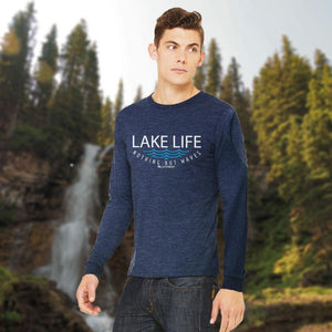 "Lake Life WAVES" Men's Long Sleeve T-Shirt
