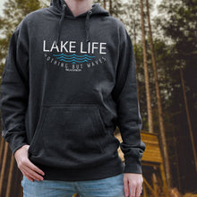 Load image into Gallery viewer, &quot;Lake Life WAVES&quot; Men&#39;s Hoodie