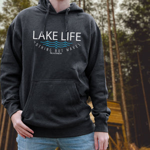 "Lake Life WAVES" Men's Hoodie