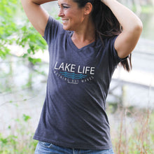Load image into Gallery viewer, &quot;Lake Life WAVES&quot; Women&#39;s V-Neck