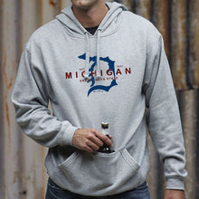 Load image into Gallery viewer, &quot;Michigan D Established 1837&quot; Men&#39;s Tailgate Hoodie