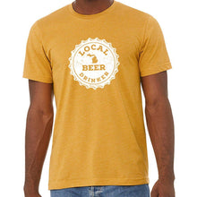 Load image into Gallery viewer, &quot;Michigan Drink Local&quot; Men&#39;s Crew T-Shirt