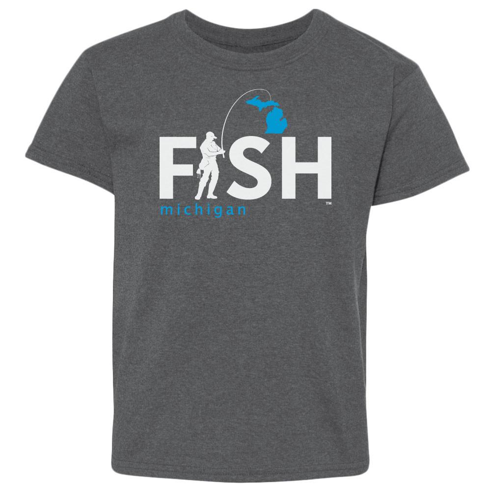 Michigan Fisherman Youth  T-Shirt