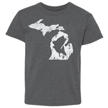 Load image into Gallery viewer, Michigan Fish State Youth T-Shirt Charcoal