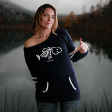 Load image into Gallery viewer, Michigan Bone Fish Women&#39;s Varsity Sweatshirt
