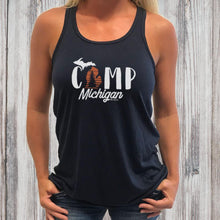 Load image into Gallery viewer, &quot;Camp Michigan&quot; Women&#39;s Flowy Tank Top