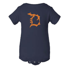Load image into Gallery viewer, Michigan D Infant Onesies Navy