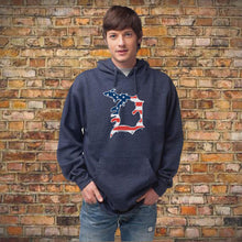 Load image into Gallery viewer, Michigan D Flag Men&#39;s Basic Hoodie