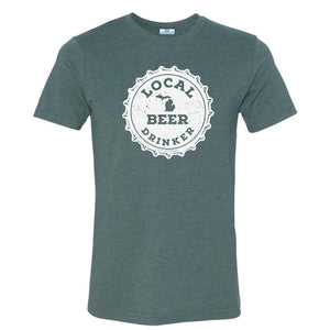 "Michigan Drink Local" Men's Crew T-Shirt