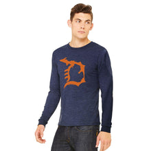 Load image into Gallery viewer, Michigan D Men&#39;s Long Sleeve T-Shirt