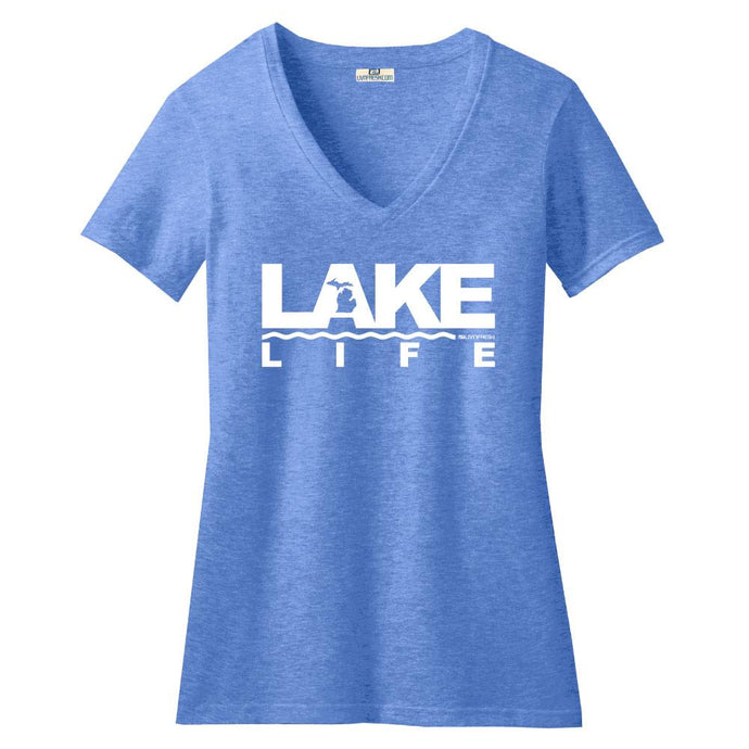 Michigan Lake Life  Women's V-Neck