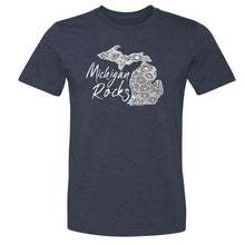 Load image into Gallery viewer, &quot;Michigan Rocks Petoskey Stone&quot; Youth T-Shirt