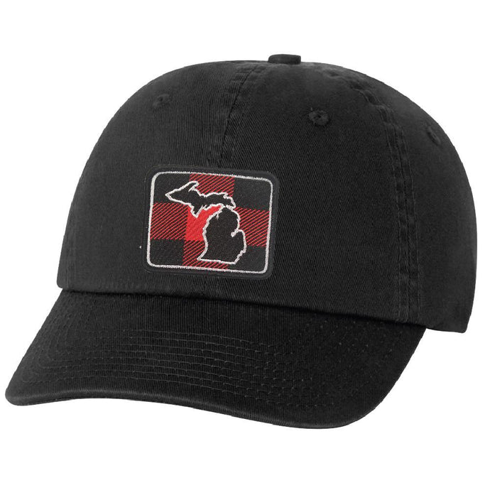 Michigan Plaid Solid Hat
