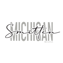 Load image into Gallery viewer, &quot;Michigan Smitten&quot; Women&#39;s Striped Double Hood Pullover