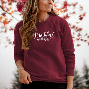 "Michigan Thankful" Relaxed Fit Ultra Soft Pullover Crew