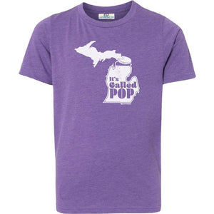 "Michigan Pop Bottle" Youth T-Shirt