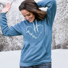 Load image into Gallery viewer, &quot;Fall In Love With Winter&quot; Relaxed Fit Angel Fleece Hoodie