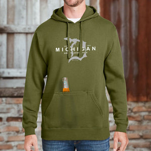 "Michigan D Established 1837" Men's Tailgate Hoodie