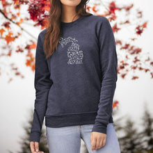 Load image into Gallery viewer, &quot;Michigan Fall Wonder&quot; Relaxed Fit Angel Fleece Pullover Crew
