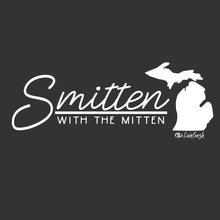 Load image into Gallery viewer, &quot;Smitten With The Mitten&quot; Relaxed Fit Mash Up Long Sleeve Varsity T-Shirt